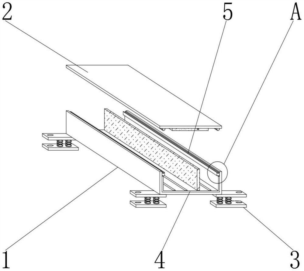 Insulating fireproof cable trough box