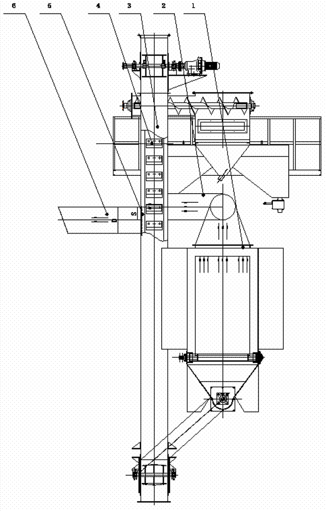 Air pipe component of shot blasting machine