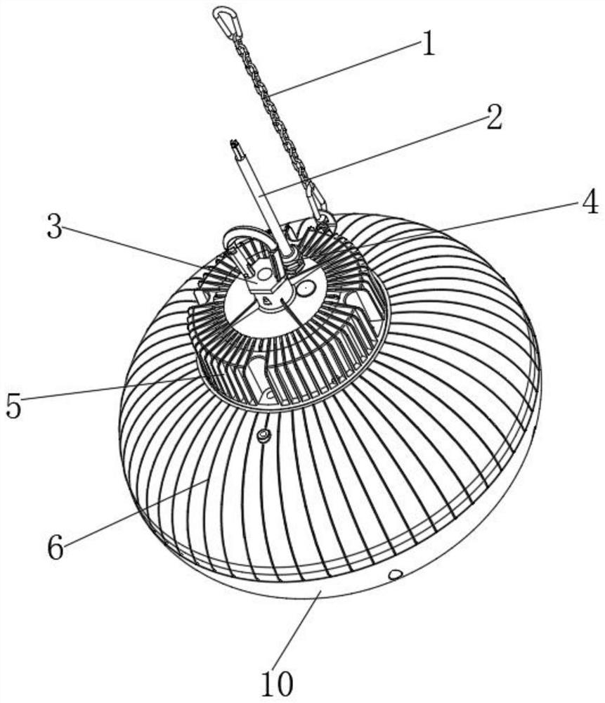 Eye-protection classroom lighting lamp