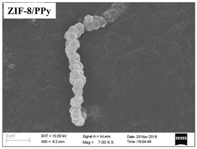 Mixed matrix membrane of bead-like MOF filled silicone rubber