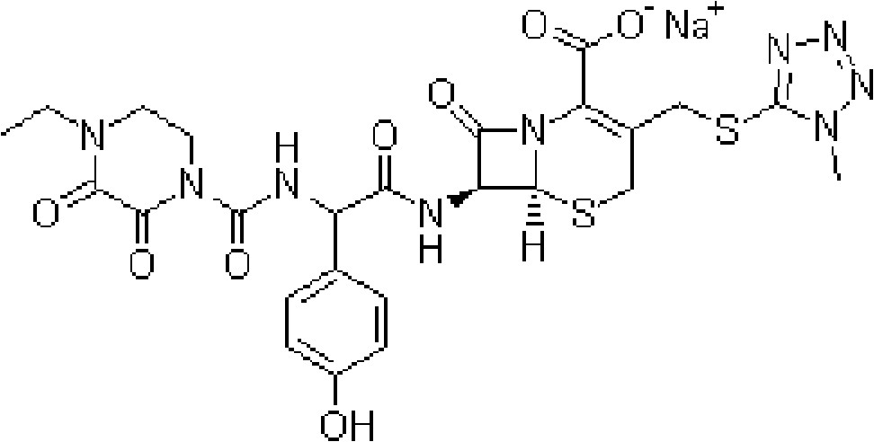 Injection powder and injection preparation of cefoperazone sodium-tazobactam combination