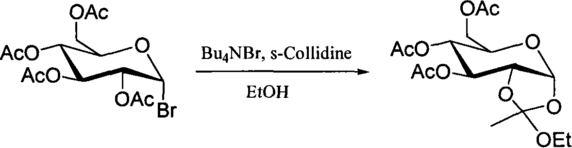 Method for preparing sugar ortho ester