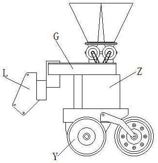 Soil loosening and fertilizing device for ecological forest farm