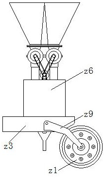 Soil loosening and fertilizing device for ecological forest farm