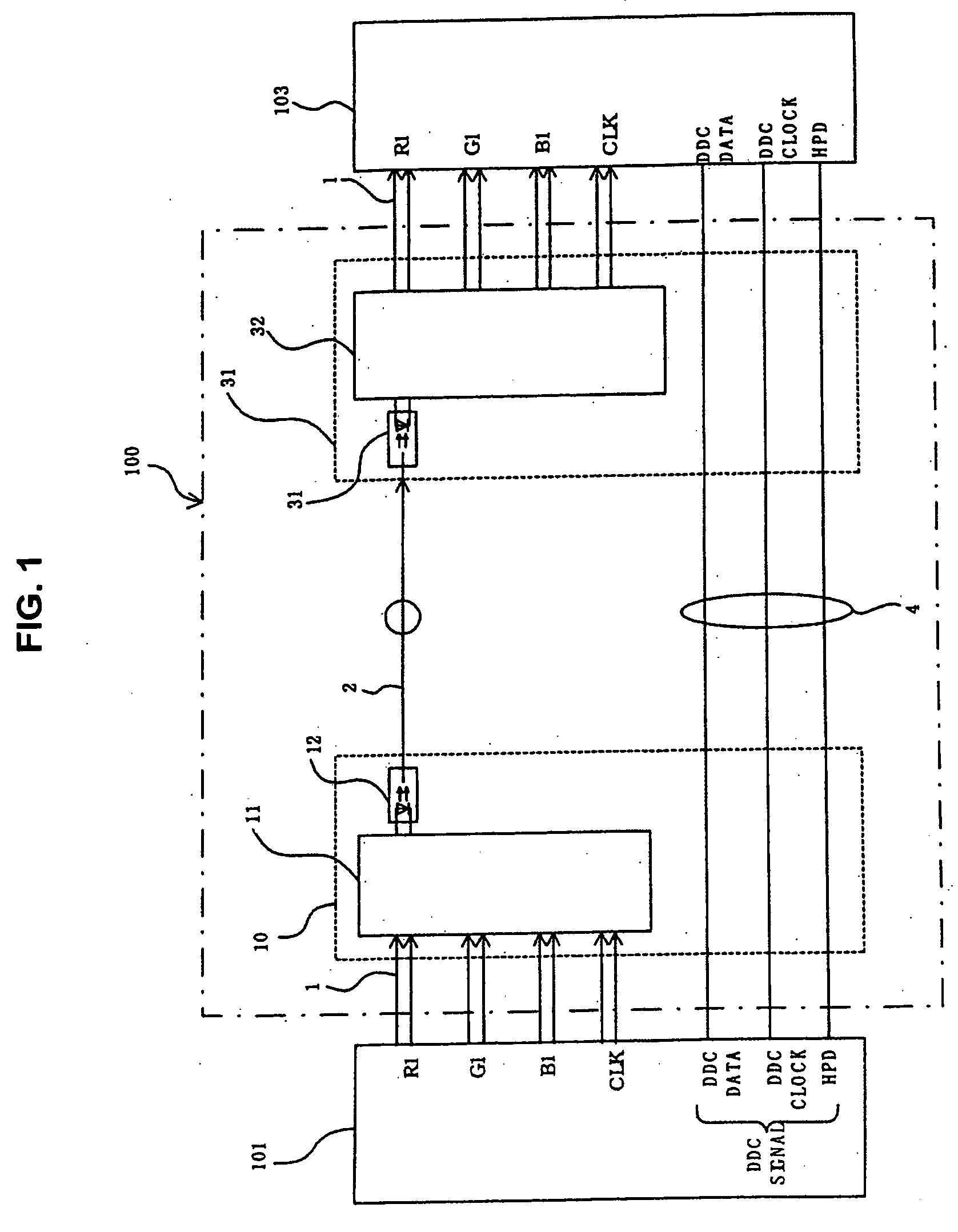 Method for transmitting digital image signal, digital image transmitting device, digital image sending device and digital image receiver