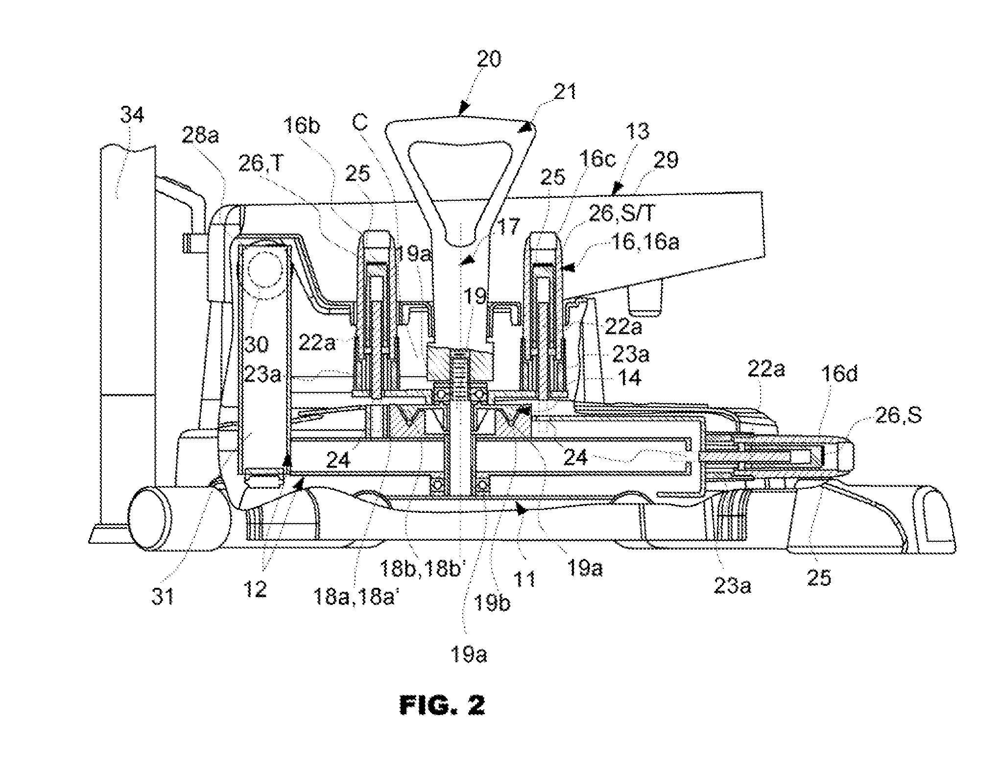 Exercising Device with Combined Stepping and Twisting Functions