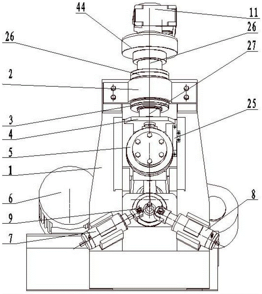 A numerical control vertical hot rolling ring machine and its control method