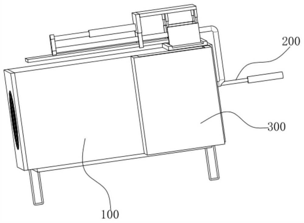 Control type reinforcing steel bar embedded columnar construction waste treatment device