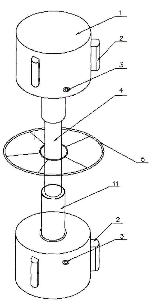 Adjustable self-centering tool false shaft