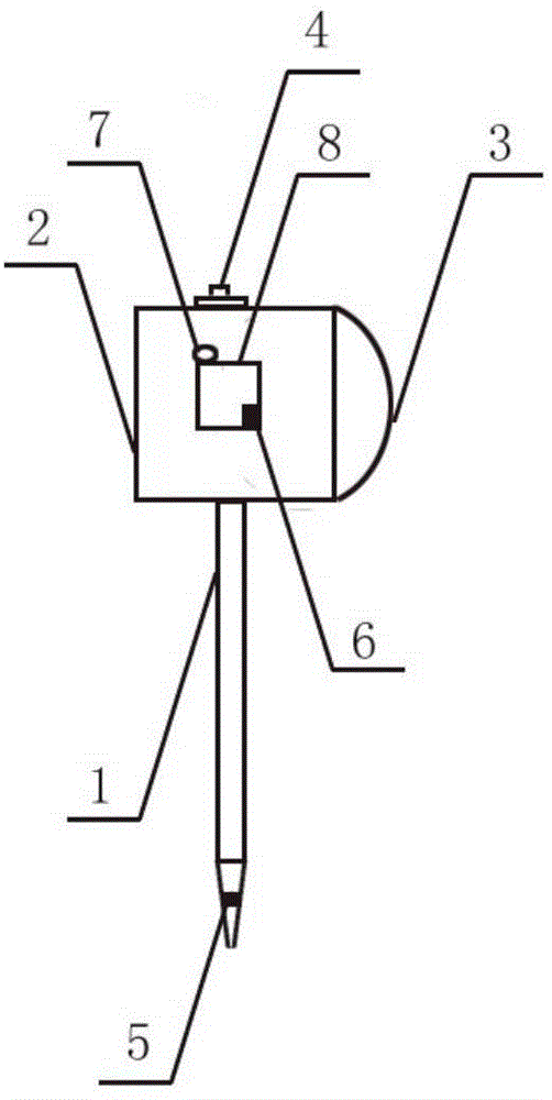 Positioning detection device for combination degree between protective sleeve and terminal