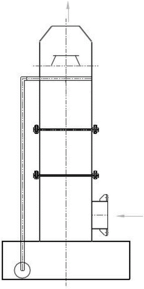 DC composite tower electrostatic dust collection integrated flue gas treatment system