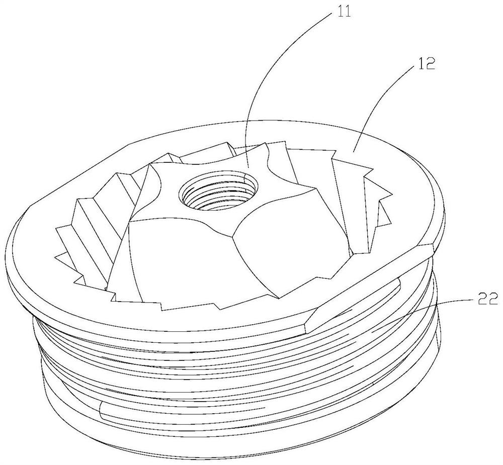 Cone grinding wheel and bean grinder with the same