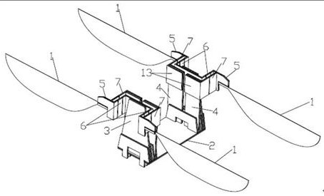 Dragonfly-imitating ornithopter