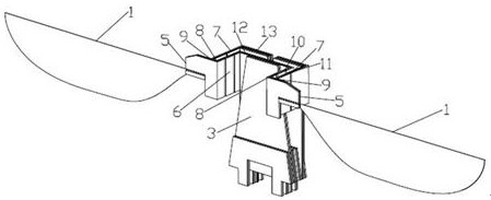 Dragonfly-imitating ornithopter