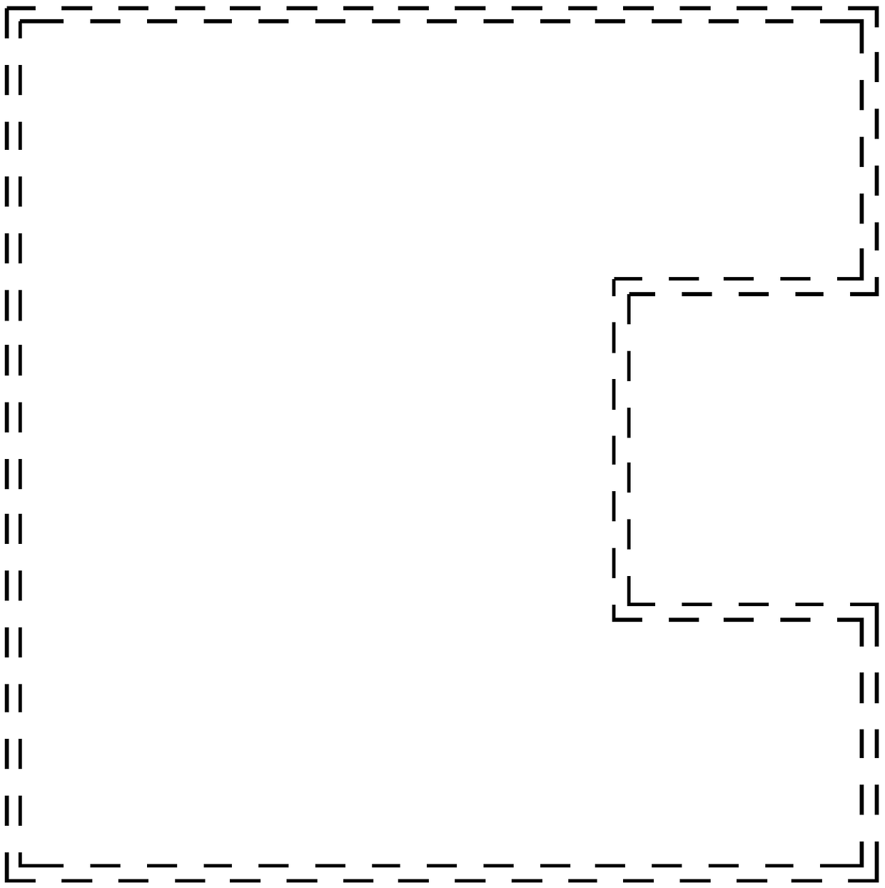 Scanning method used for metal laser selective melting forming process