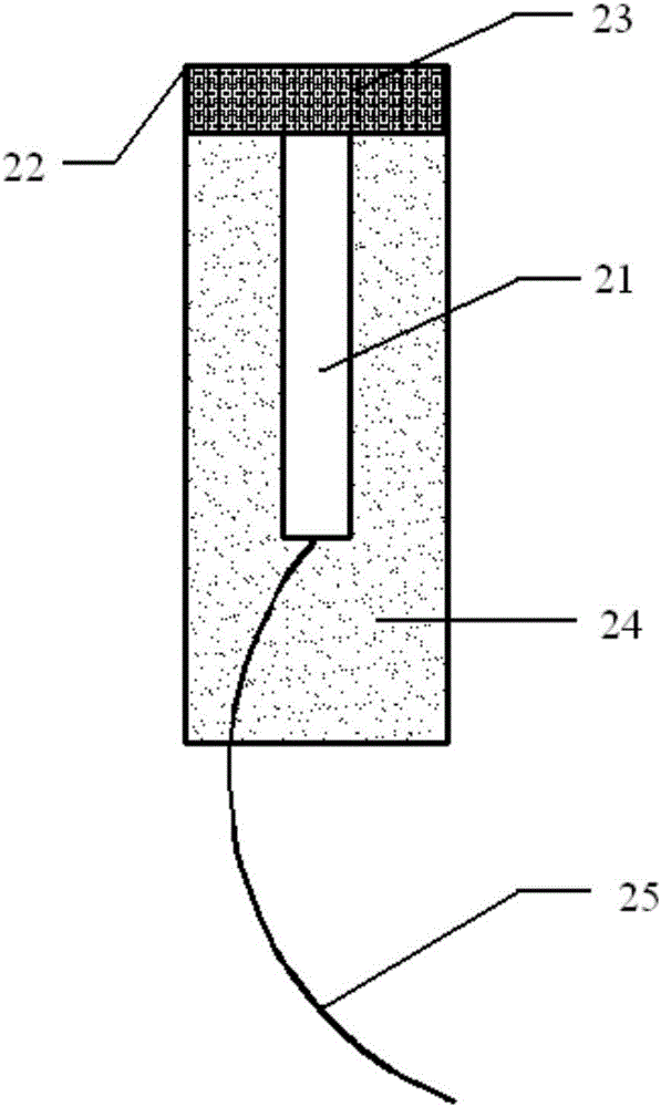 Monitoring system for monitoring durability deterioration evolution of reinforced concrete structure