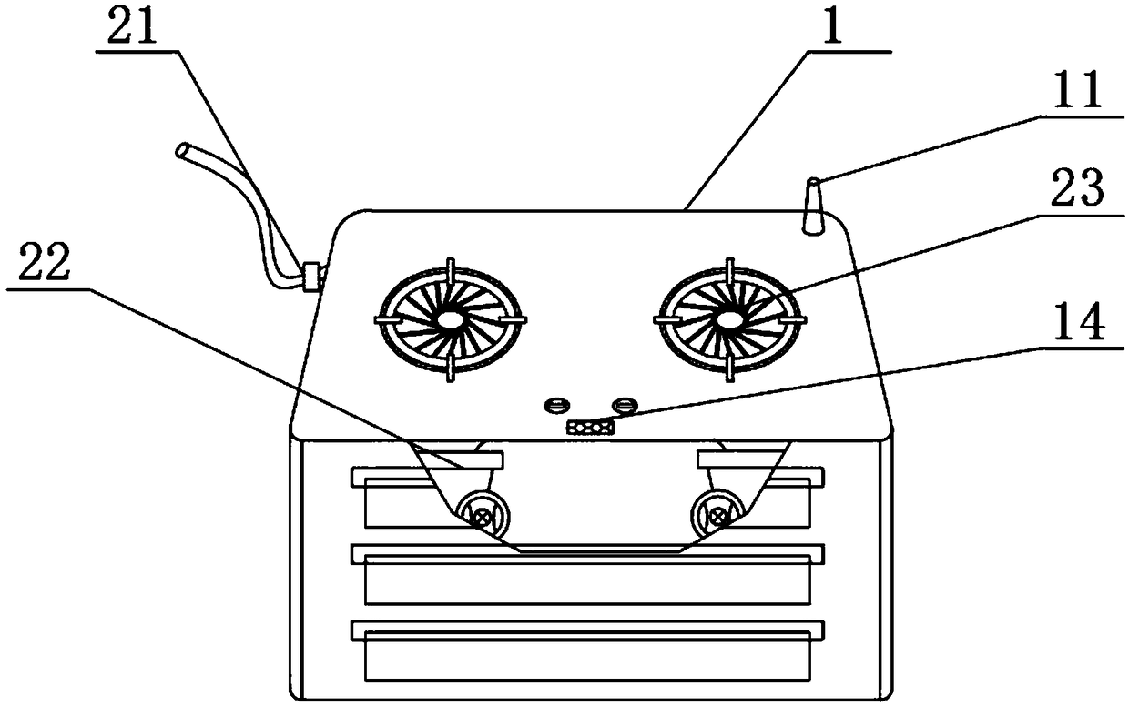 Intelligent heating stove based on food material temperature curve