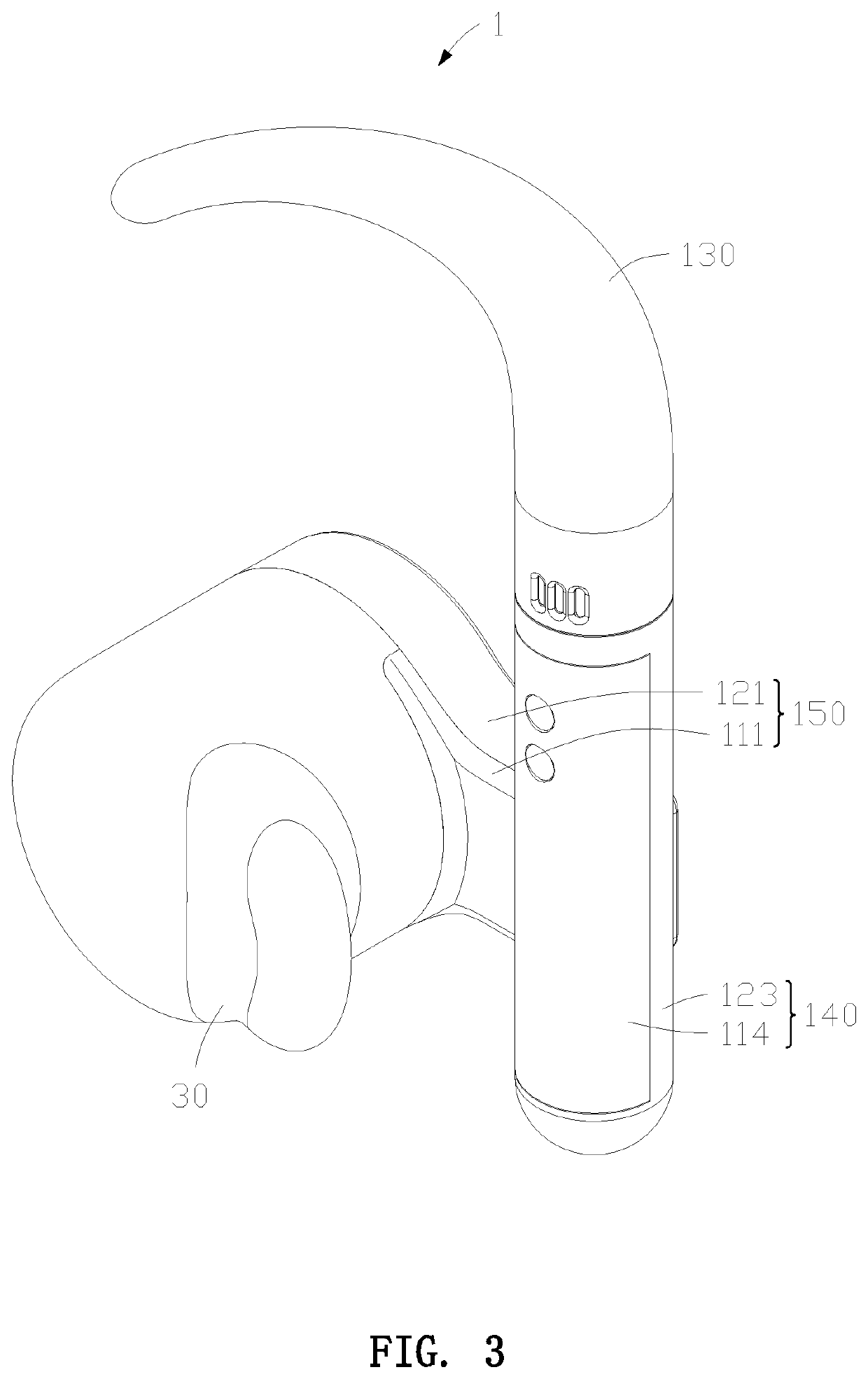 TWS bone conduction earphone