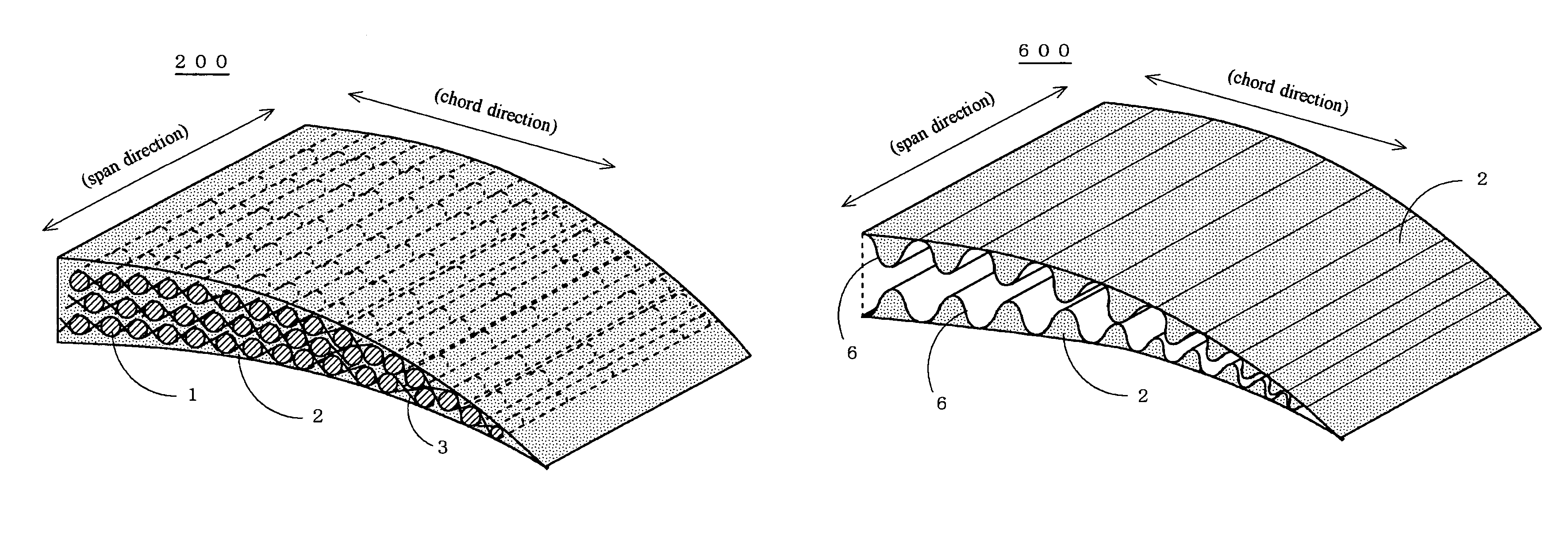 Aircraft wing, aircraft wing composite material, and method of manufacture thereof