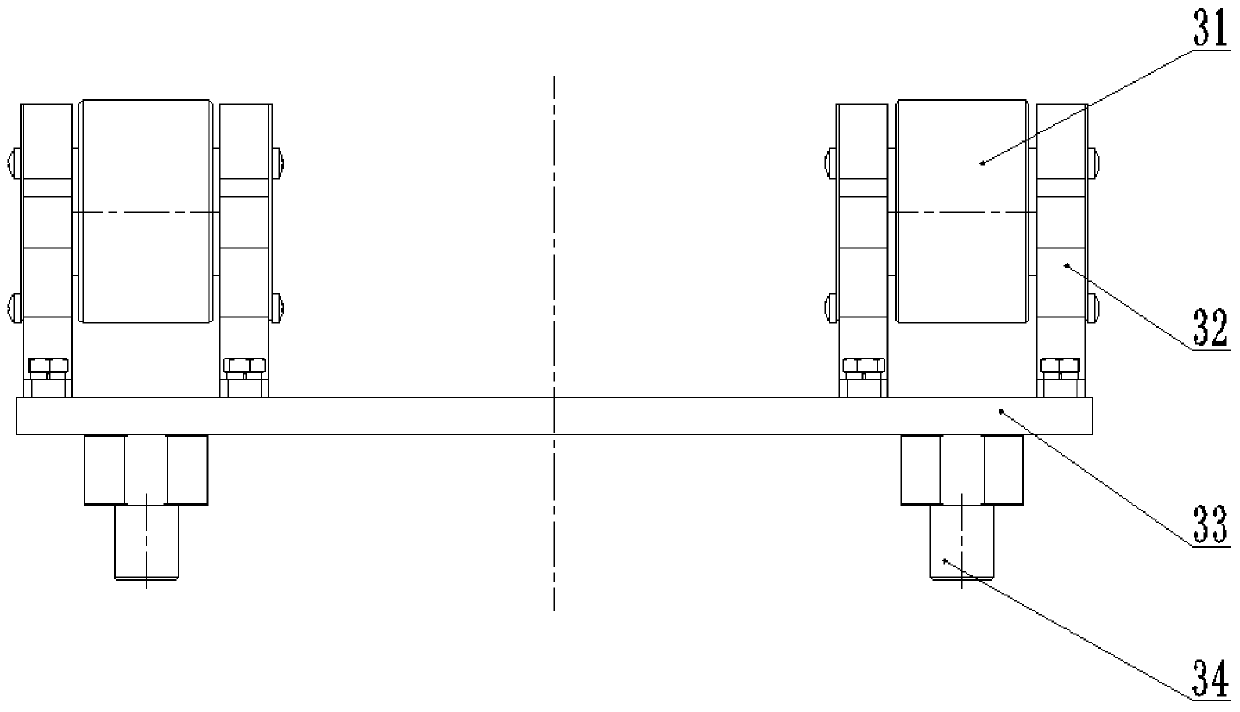 Metal pipe wall thickness detection device and detection method