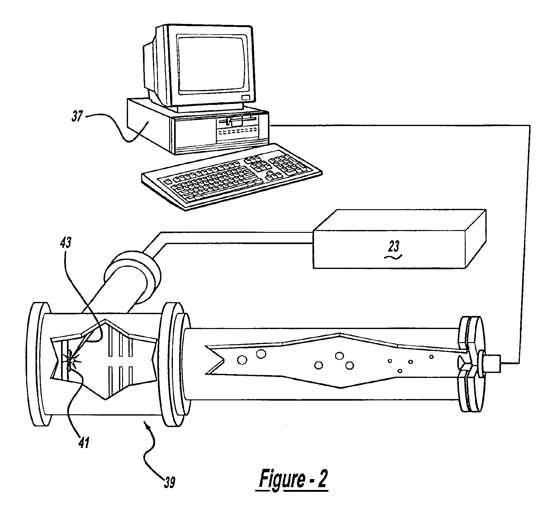 Control system and apparatus for use with laser excitation or ionization