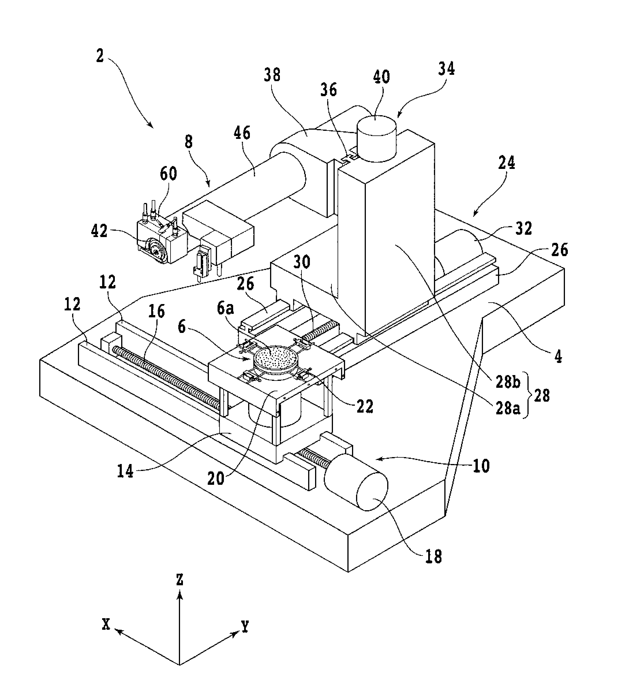 Cutting apparatus and cutting method