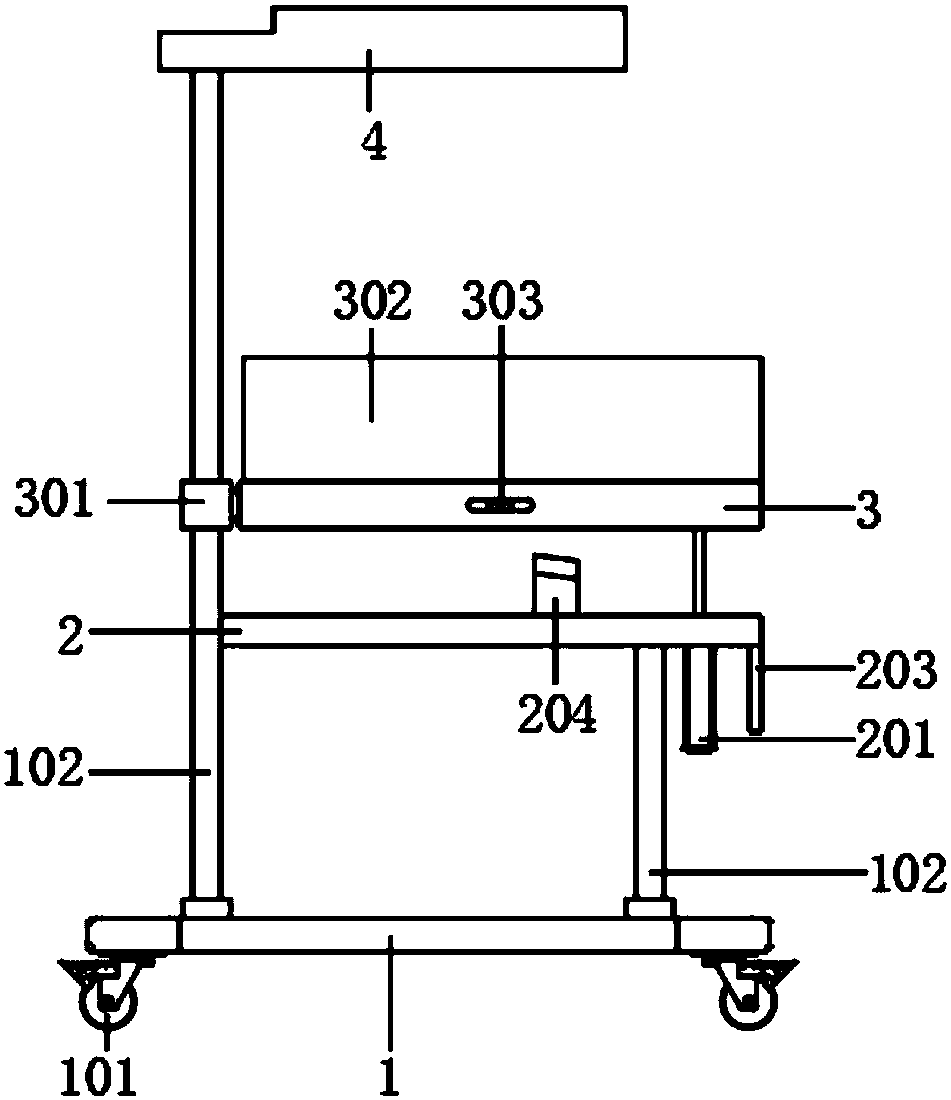 Infant health monitoring equipment integrating nursing bed