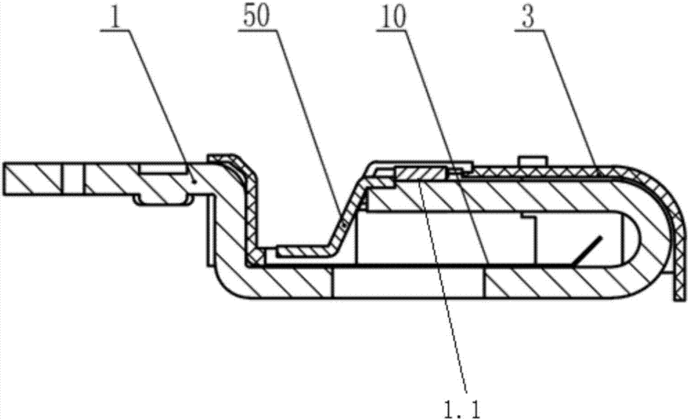 Arc extinguishing structure applied to moulded case circuit breaker and moulded case circuit breaker