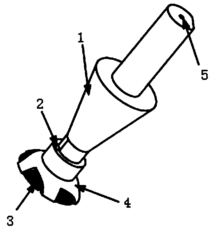 Friction stir welding stirring tool system capable of achieving trailing intensive cooling and flash removing