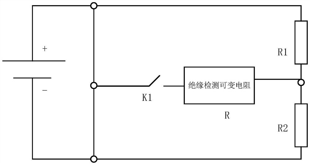 Battery insulation resistance detection method, device and system