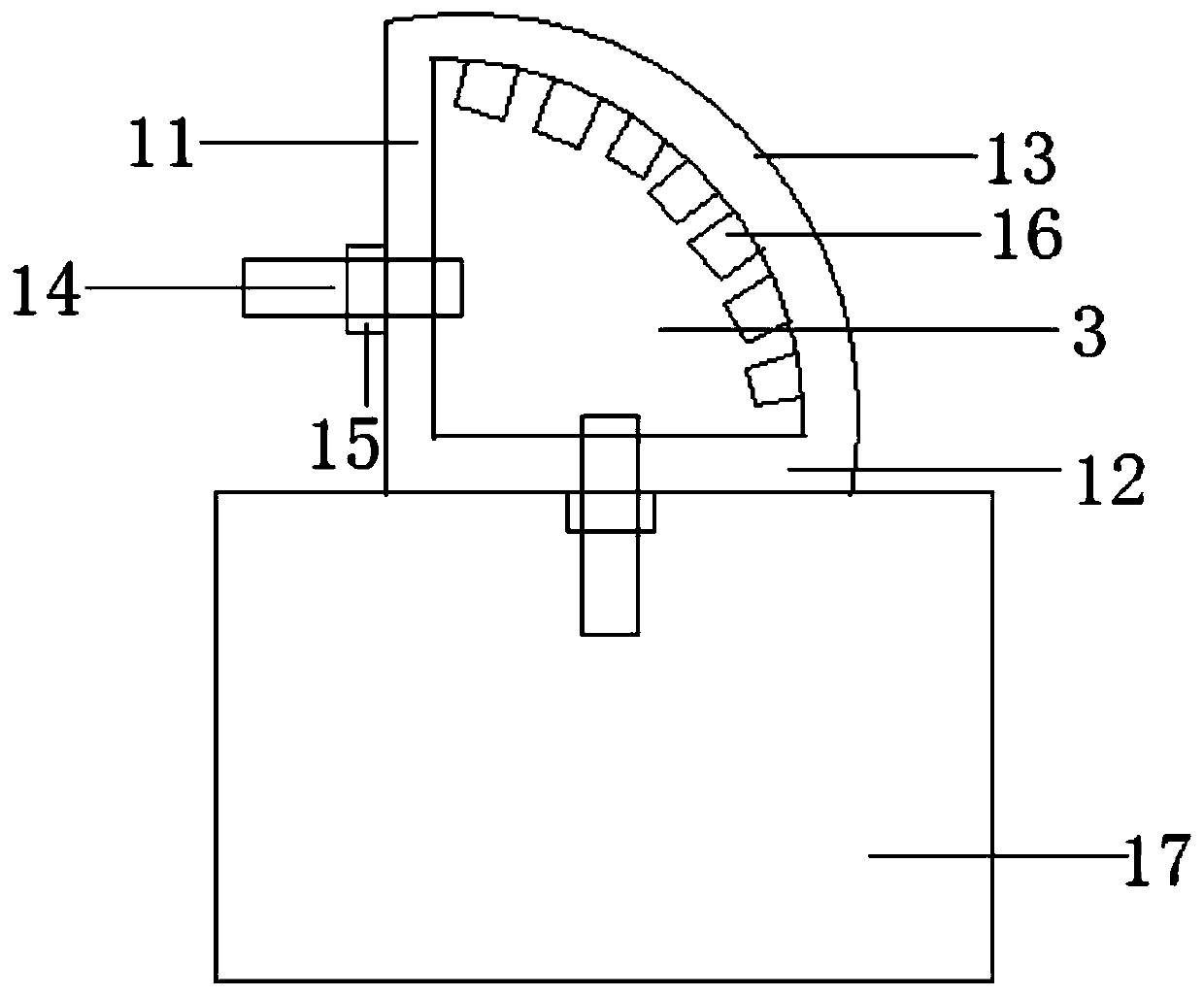 A metal pipe cutting device