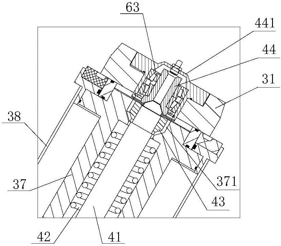 Corner gearbox for single-rack driving steel pipe stretch reducing mill