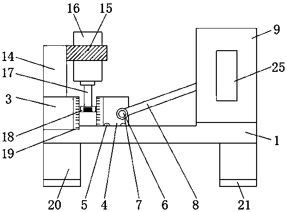 Automatic tightening grinder achieving precision machining