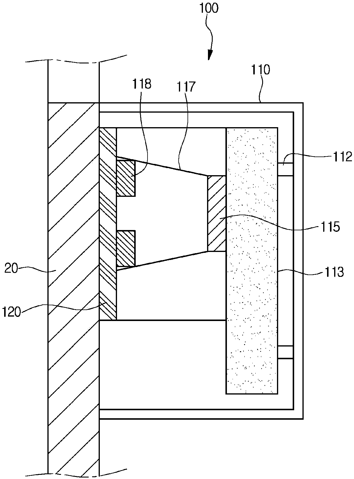 A display device of an air conditioner