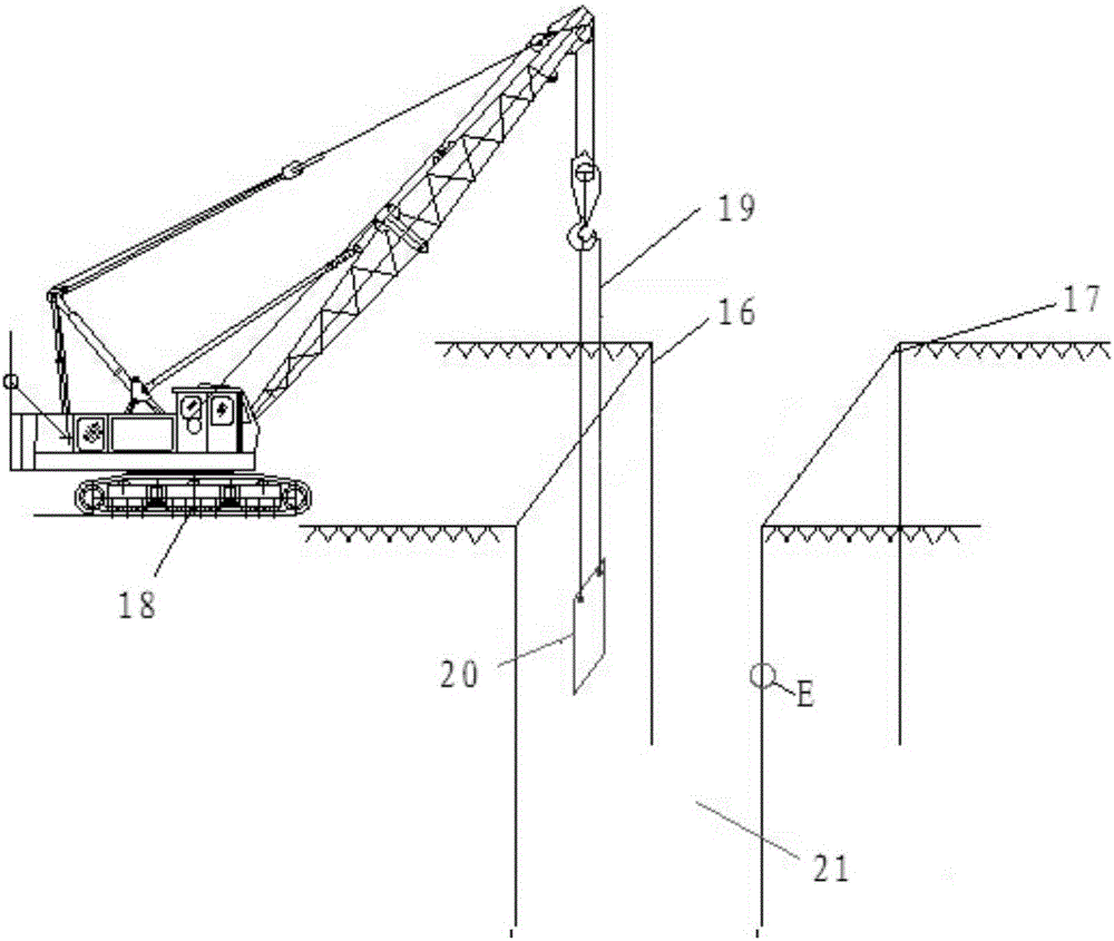 Construction method of flow plastic-state sludge sand stratum diaphragm wall