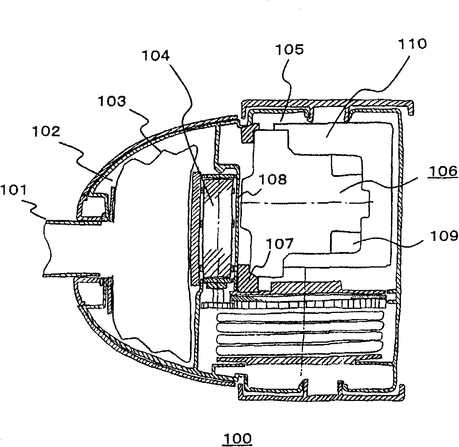 Electric blower and electric duct collector equipped with the same