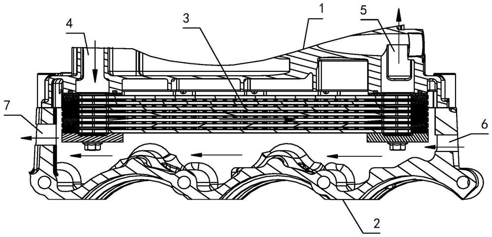 Heat exchange structure and heat exchange integrated device and engine oil heat exchange system