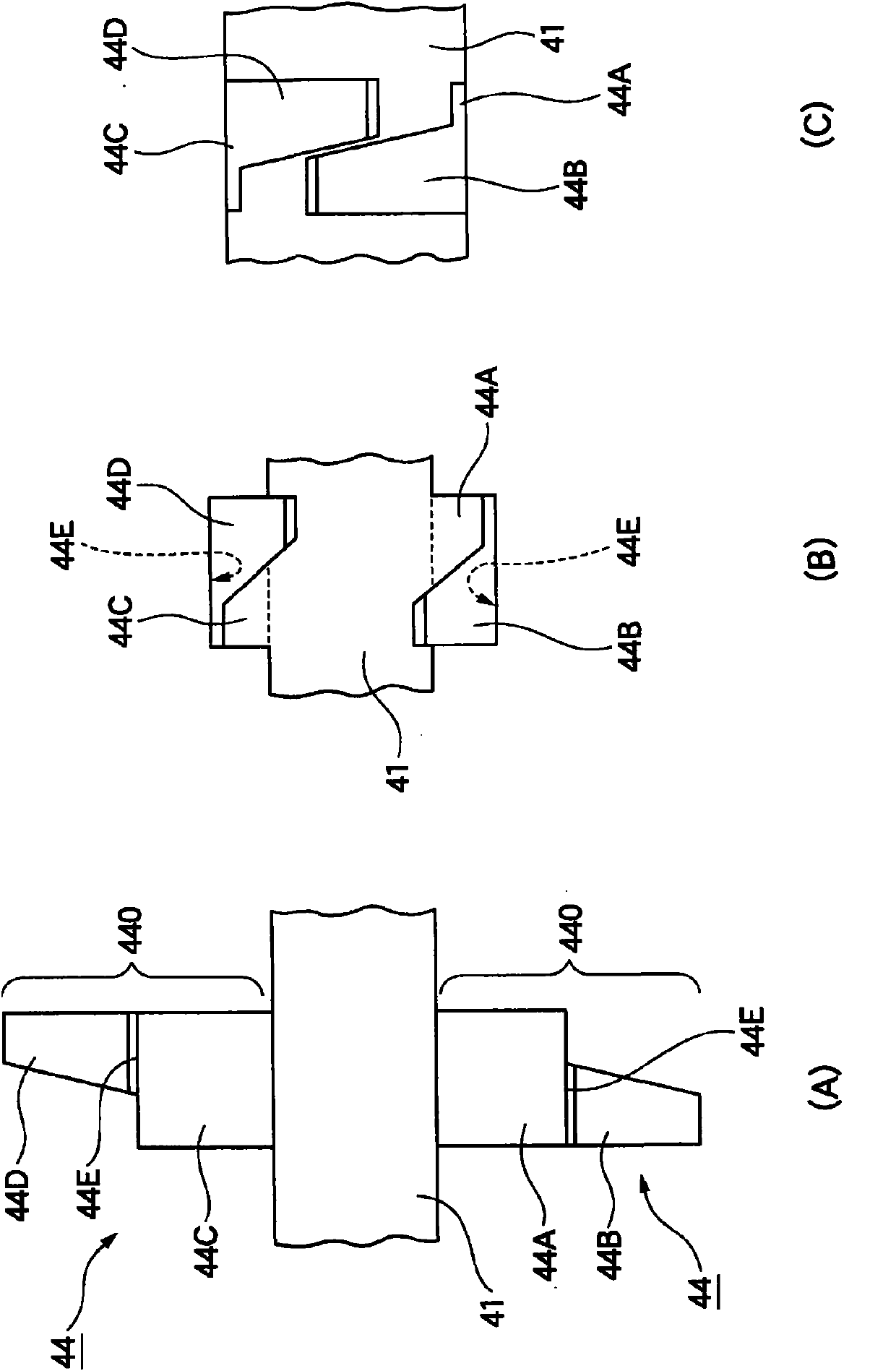 Compression joint method of compression joint barrel, compression joint barrel and compression joint device