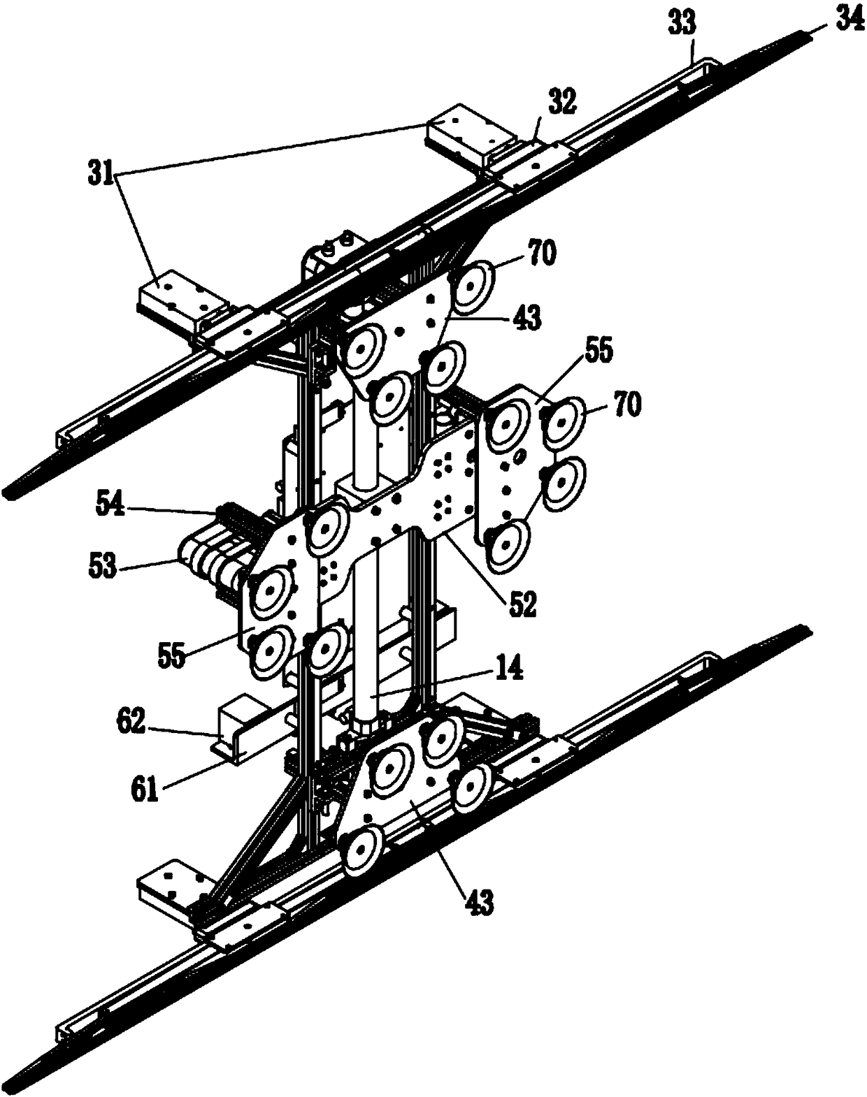 An intelligent high-altitude walking robot