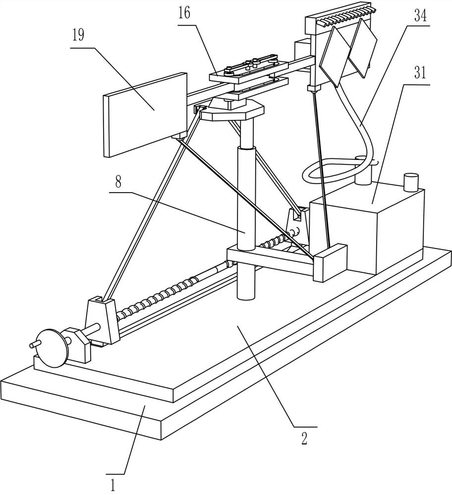 Expressway signboard cleaning device