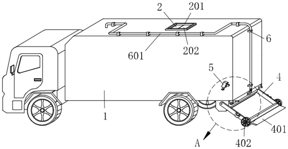 Environment-friendly integrated vehicle with powder spreading and mixing functions