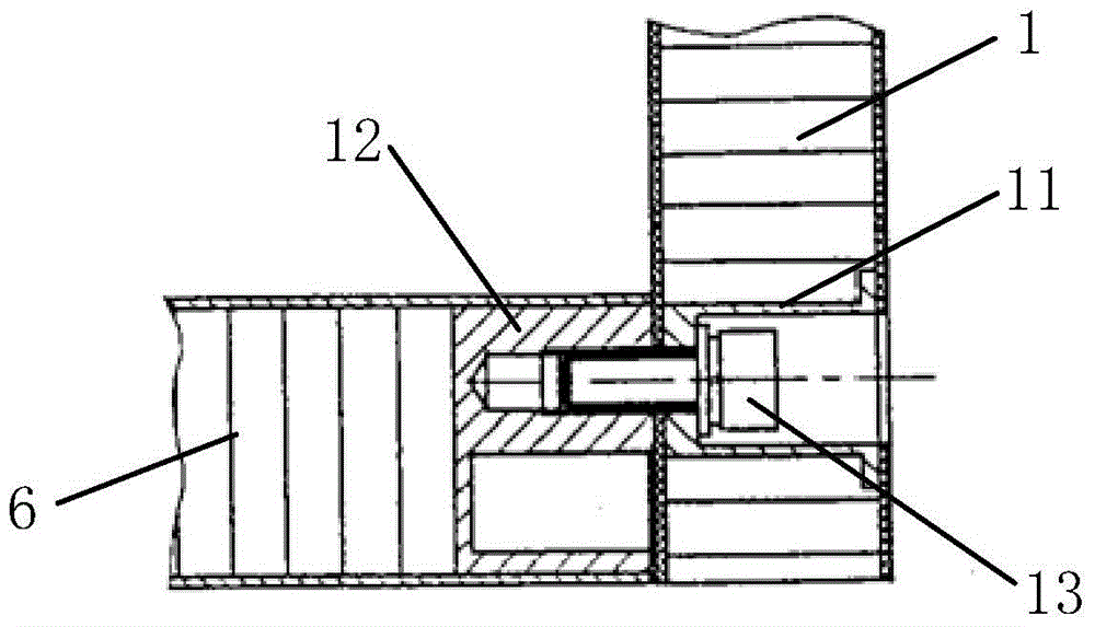 A solar wing layout structure of a high-precision spacecraft