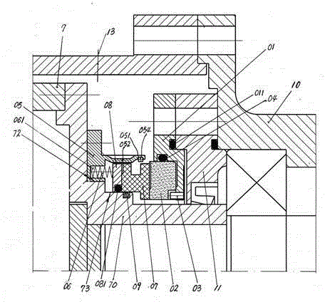 Automatic driving shaft sealing magnetic pump