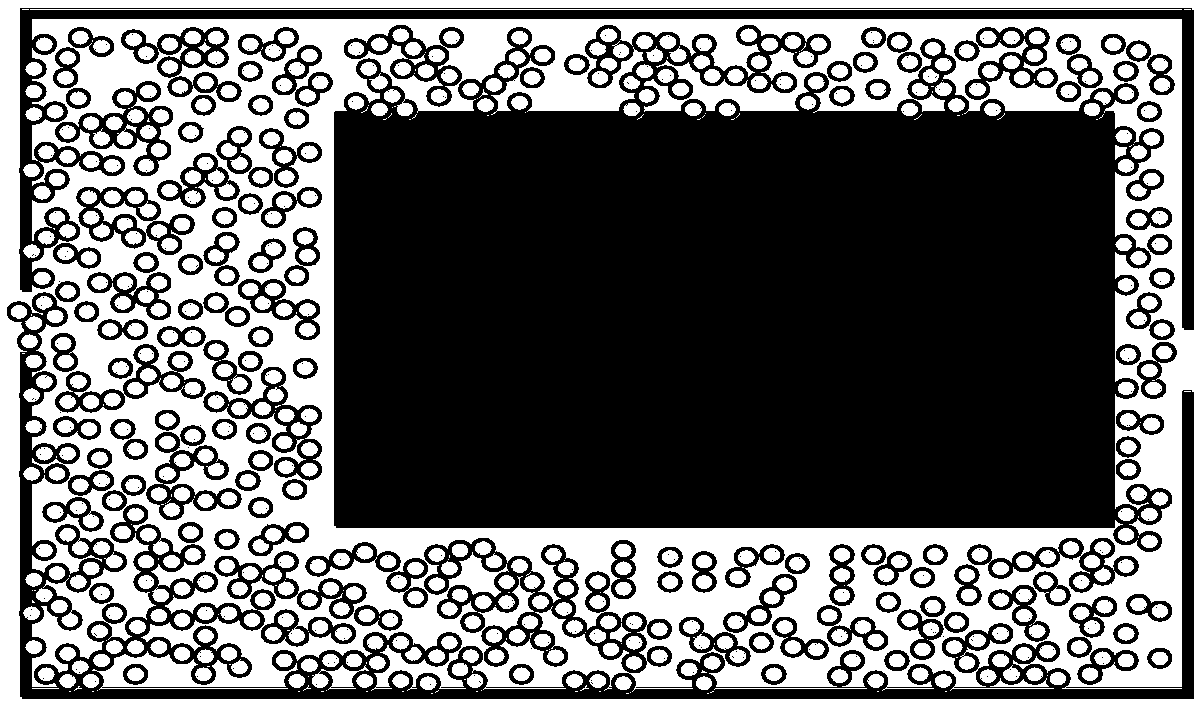 Crowd evacuation simulation method and system based on evacuation path set