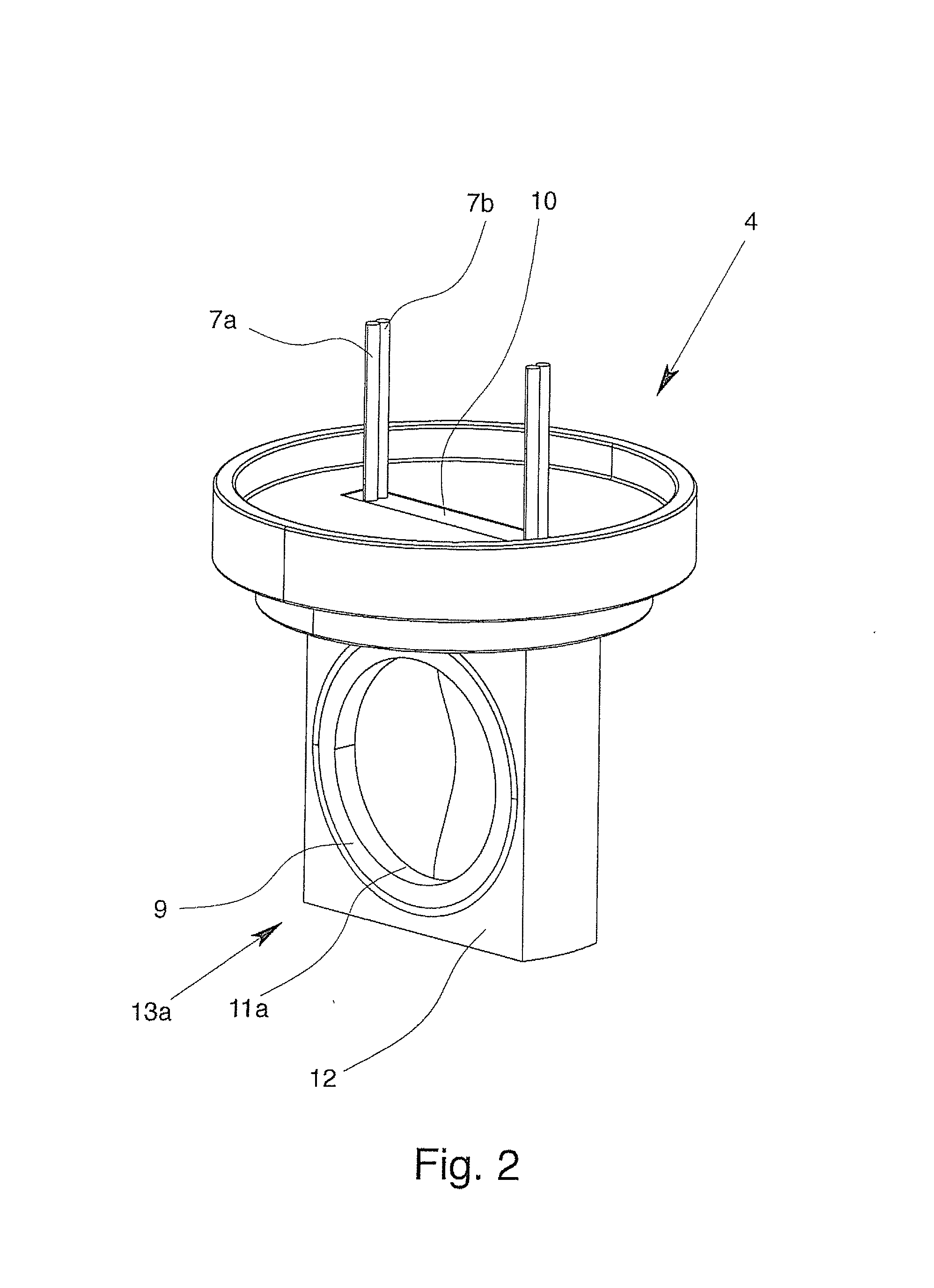 Vortex flowmeter, pressure sensor for a vortex flowmeter and method for producing such a pressure sensor