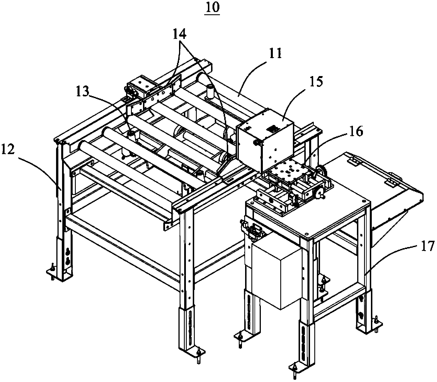 Wheel hub code-printing system and online wheel hub code-printing method