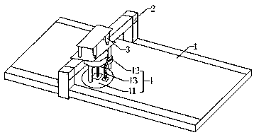 Automatic cutting device for automobile trim skin and cutting method