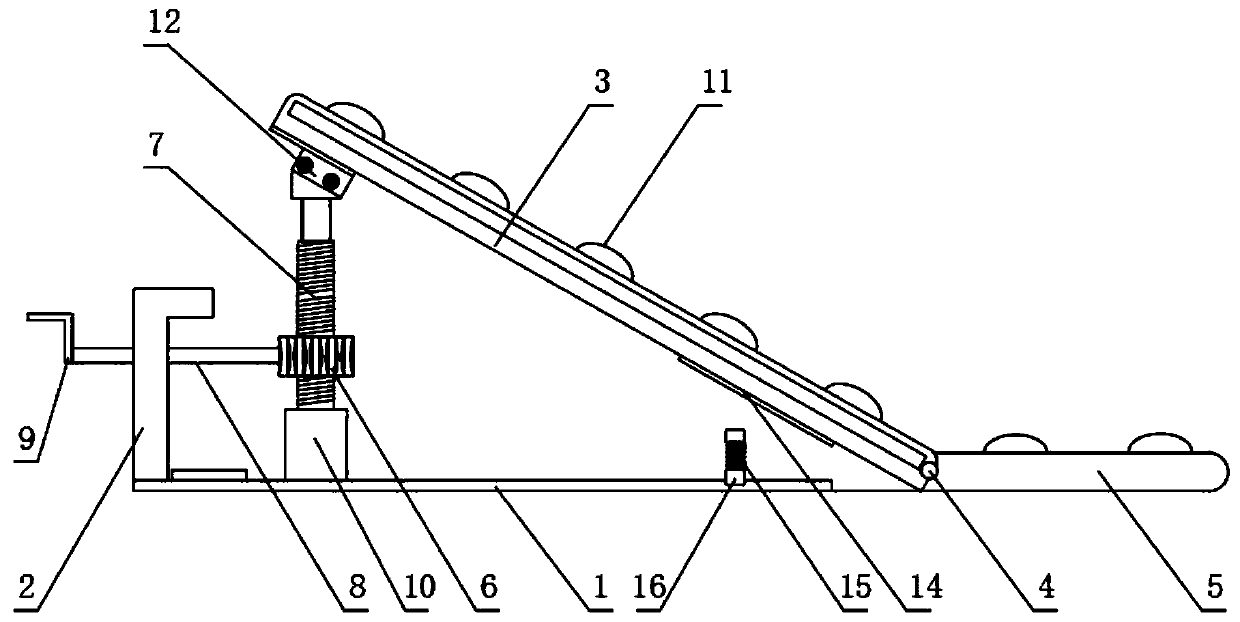 Body turning auxiliary support frame for cardiovascular nursing