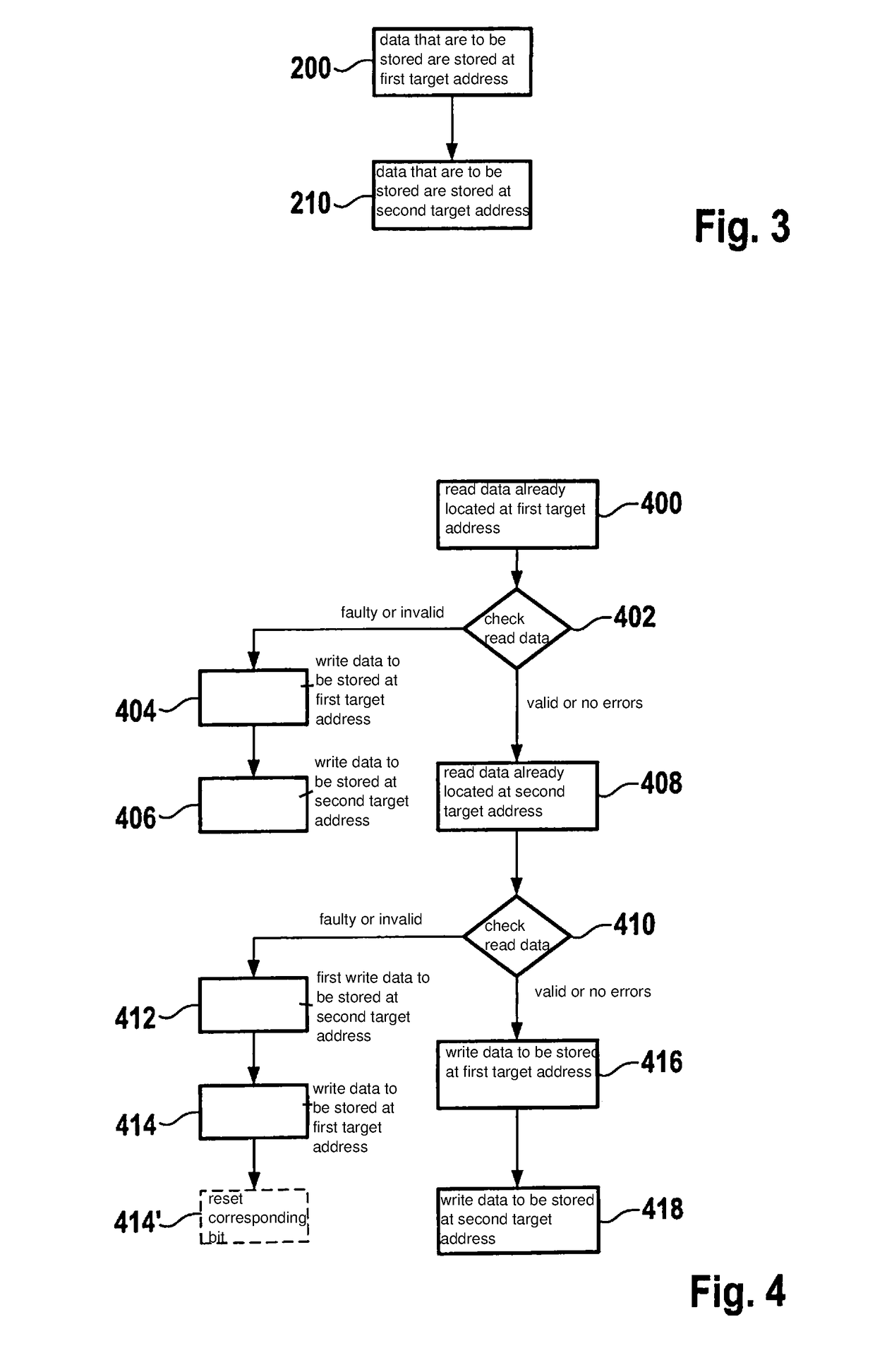 Method and device for operating a memory device