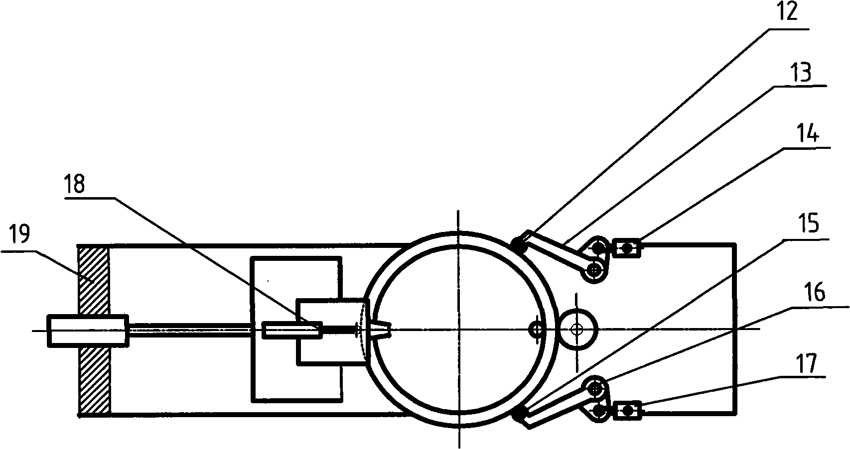 Large-scale ring rolling machine proportion servo-control system